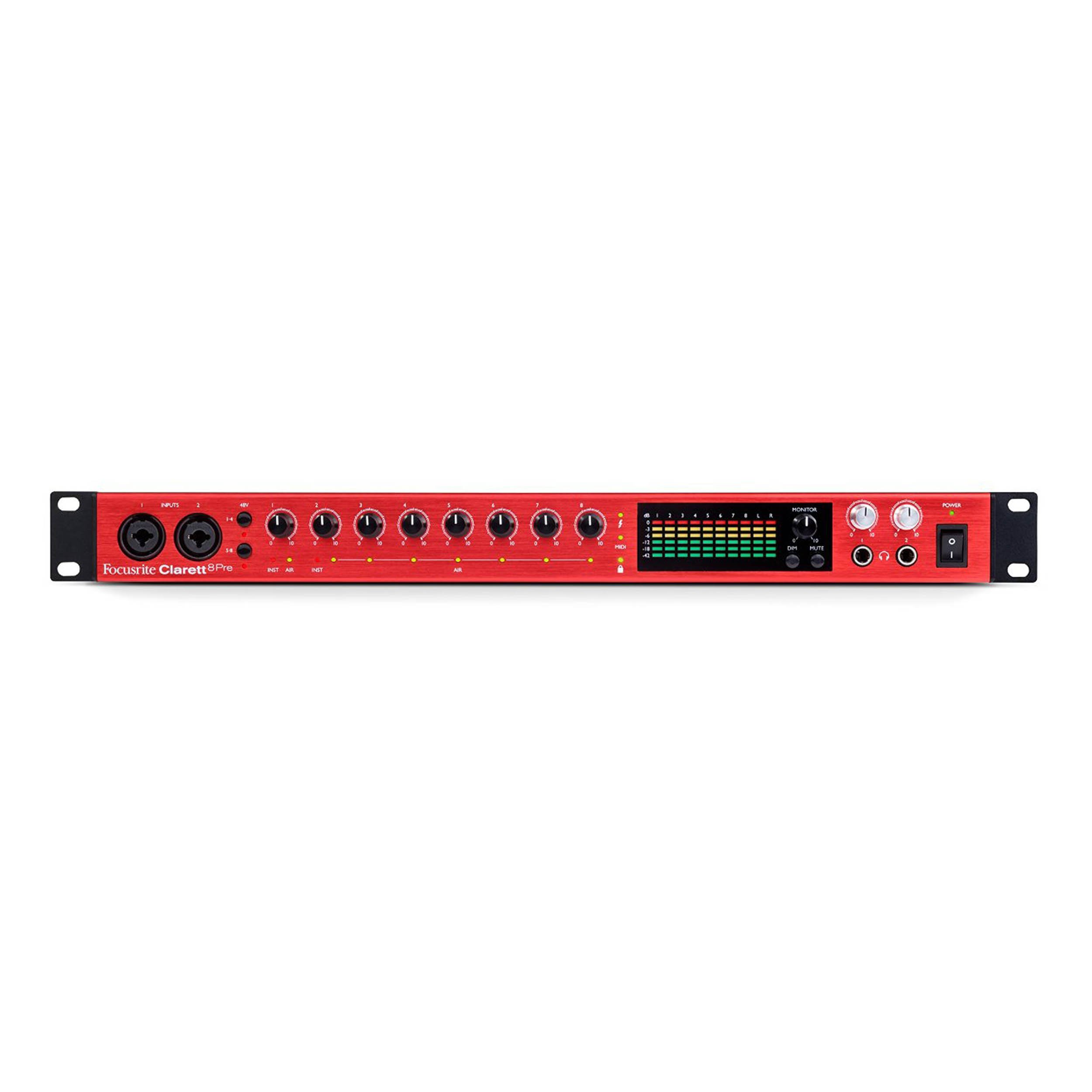 Focusrite Clarett 8Pre - Interfaccia audio Thunderbolt da 20