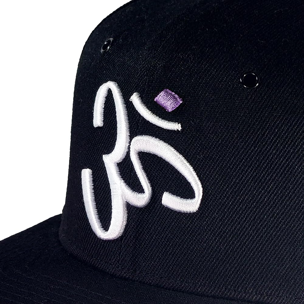 Nebelkind Snapback-Cap-Herren Damen Crown Chakra, Einheitsgröße OneSize, Größenverstellbar, Unisex, hochwertige Basecap trendig, Streetwear Style, Baseball-Kappe, gerader Schirm, Retro