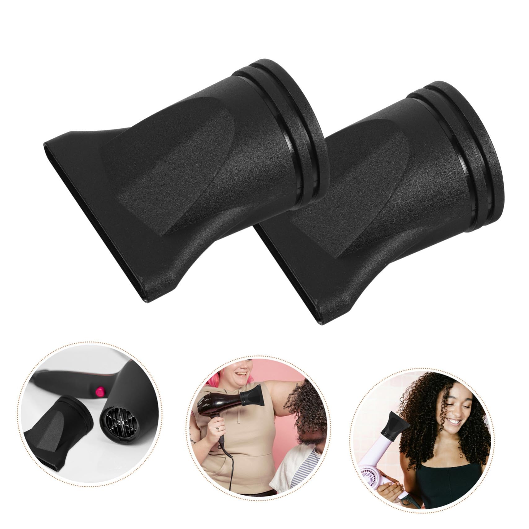 Gatuida 20pezzi Accessori per Asciugacapelli di Ugelli Concentratori in Adattatore per Asciugacapelli per Uso Casa Salone