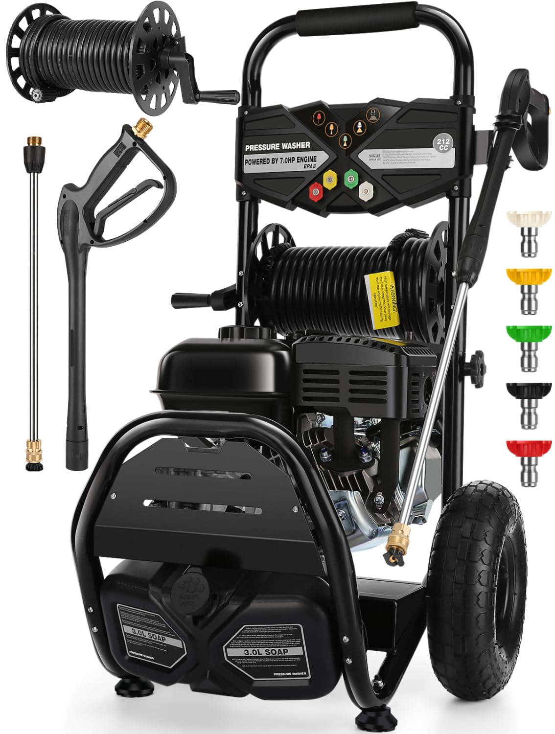 Steupoek S391 4200PSI 4.0GPM Gas Power Washer