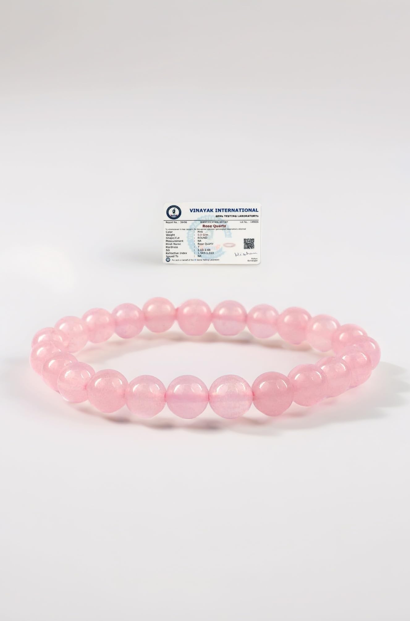Certified Natural Crystal Stone 8 mm Round Beads Bracelet for Men and Women | Reiki Charged Gemstone Bracelet | Multiple Stone Variants Available