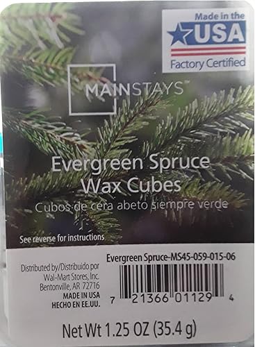 Evergreen - Cubos de cera de abeto 1.25 onzas