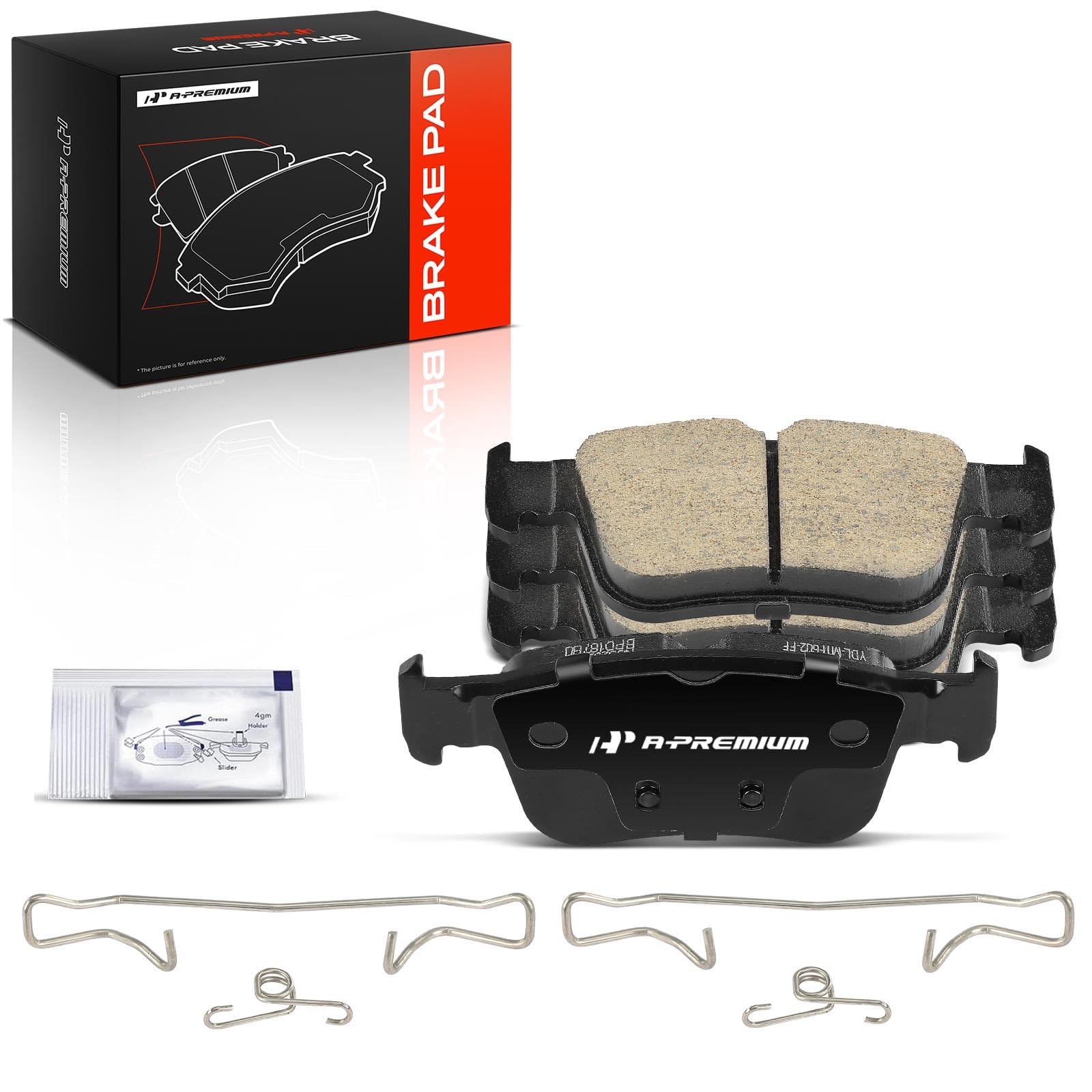 Juego De Pastillas De Freno Cerámicas Traseras KFE Para Honda Civic EX, Si, Type R 2016-2019, Referencia KFE1878-104, Bajo Polvo Y Silenciosas