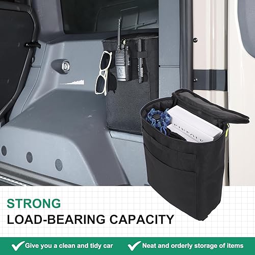 Miniatura 5 de Organizador de maletero de automóvil, bolsa de herramientas de almacenamiento multifuncional compatible con INEOS Grenadier 2020-2025, tela Oxford