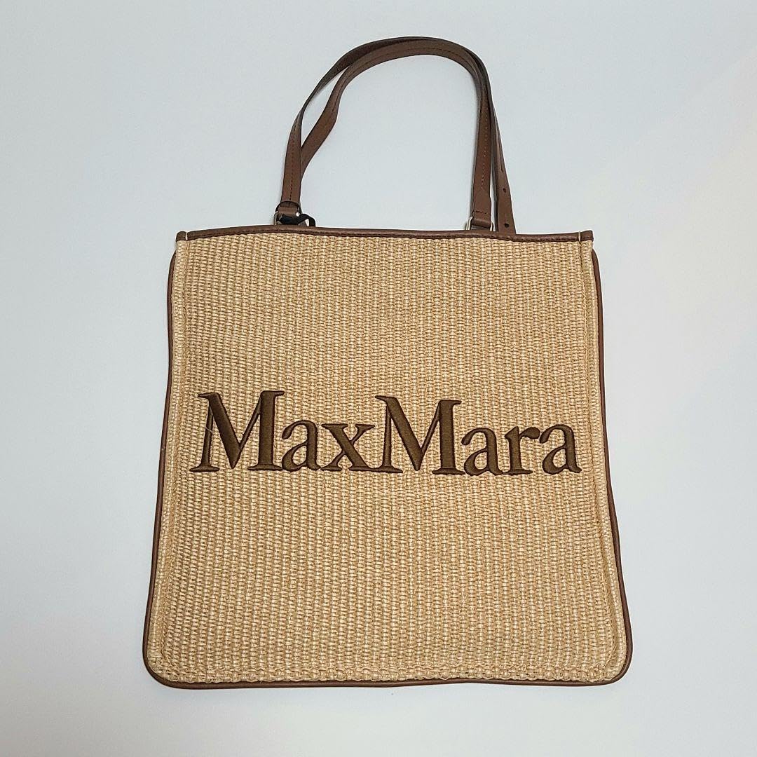 【MAX MARA】 EASYBAG ストロー トート バッグ Amazon.co.jp: Max Mara イージー ストロー トートバッグ : おもちゃ