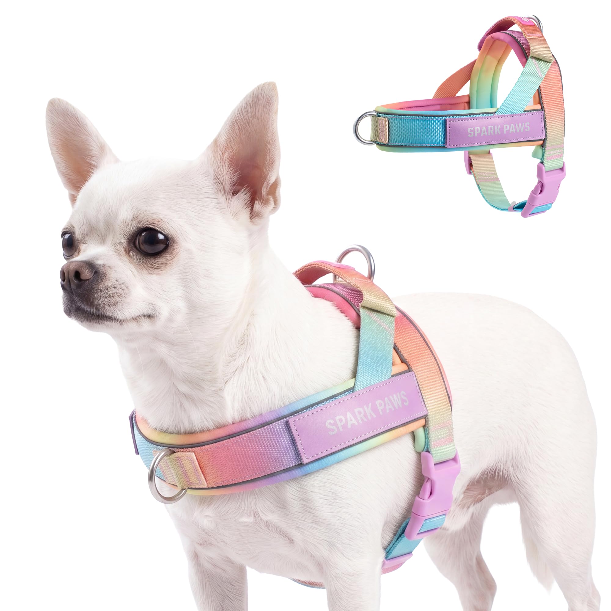 Amazon | Spark Paws No Pull Front Clip Dog Harness - 簡単装着