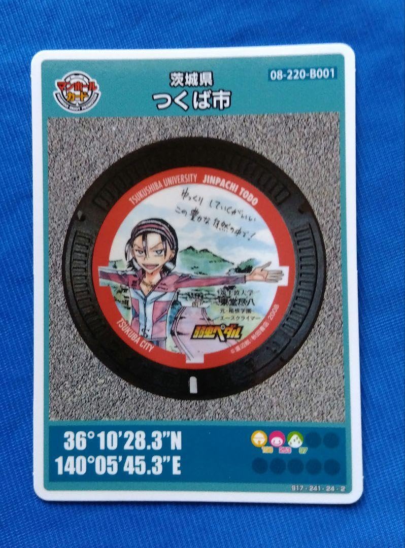 Amazon.co.jp: 001マンホールカード 茨城県つくば市B : おもちゃ