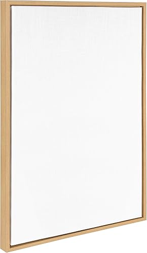 Kate and Laurel Sylvie - Lienzo enmarcado para pared, 23 x 33 pulgadas, natural, moderno lienzo vacío para pintar tu propio arte, lienzo de alta