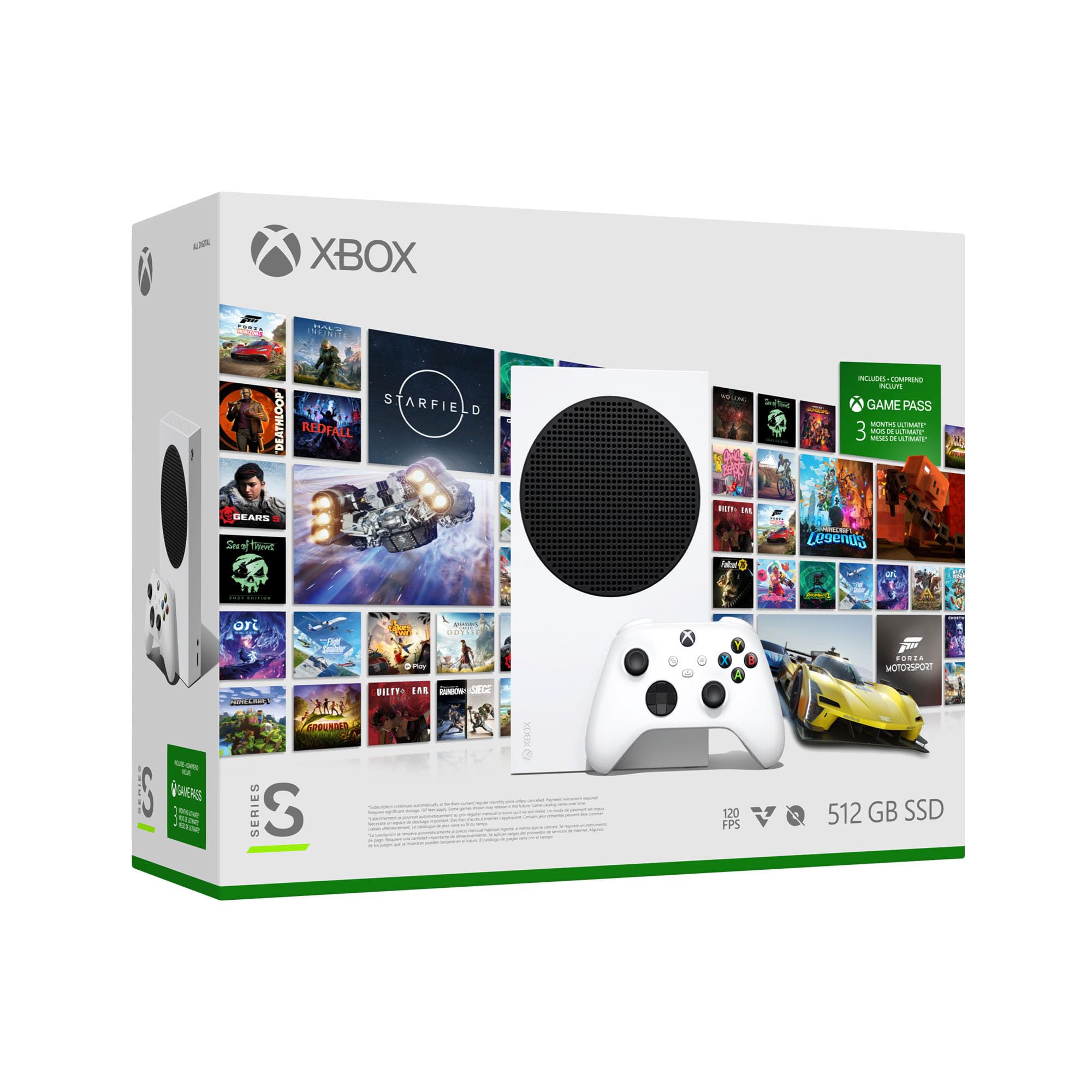 Microsoft Xbox Series S - Starter Bundle + Minecraft Deluxe Collection - Xbox Series X|S/Xbox One - Download Code