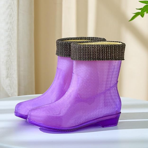 Rutschfeste Gummistiefel Gummistiefel Weite Waden Regenstiefel - Main Image