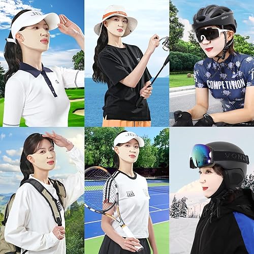 Miniatura 8 de V-Protect - Parche de golf  Protección UV, hidratación y elevación facial para deportes al aire libre  Parche coreano para el cuidado de la piel