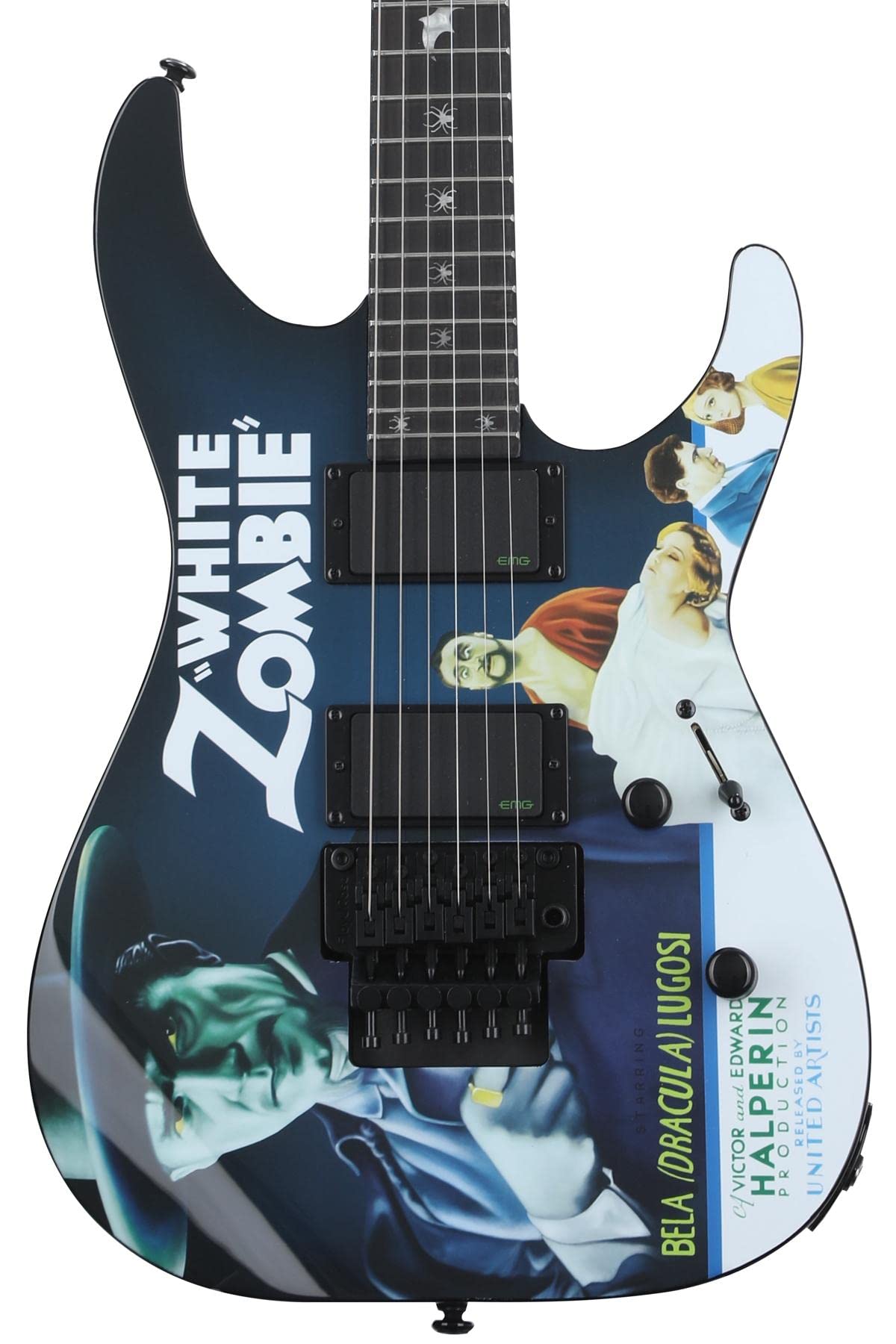 Amazon | ESP LTD Kirk Hammett シグネチャー White Zombie Graphic