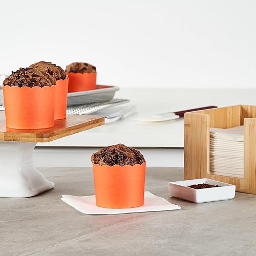 Miniatura 59 de Restaurantware Panificio Premium - Taza de papel Kraft de 10 onzas para hornear, tazas de papel para hornear, perfectas para magdalenas, cupcakes