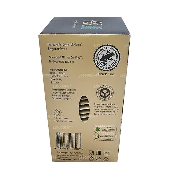 JAF TEA Ceylon Earl Grey (2gX20P) 40g