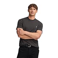 Polo Club Maglietta Basic Asfalto Cotone con Logo Ricamato Uomo