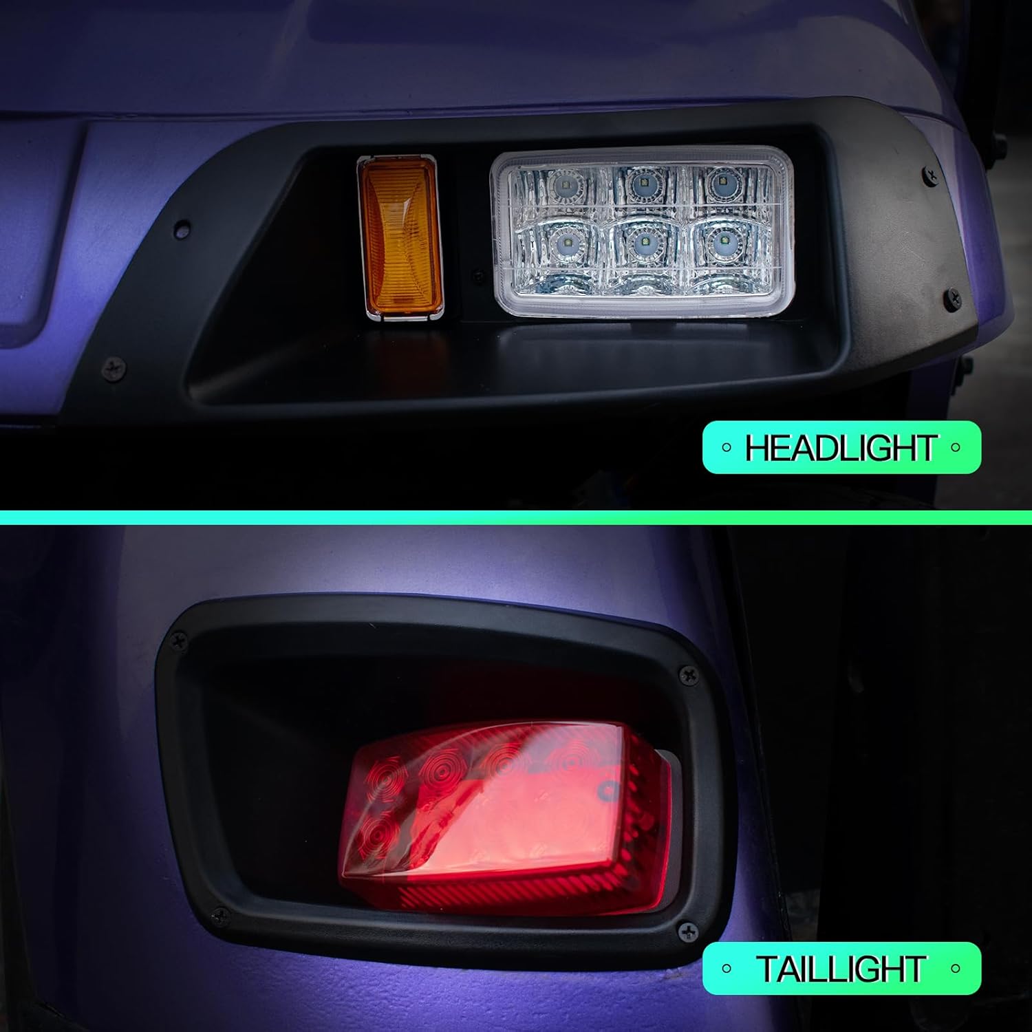 Golf Cart Light Kit for Golf Cart LED Light Kit Replacement