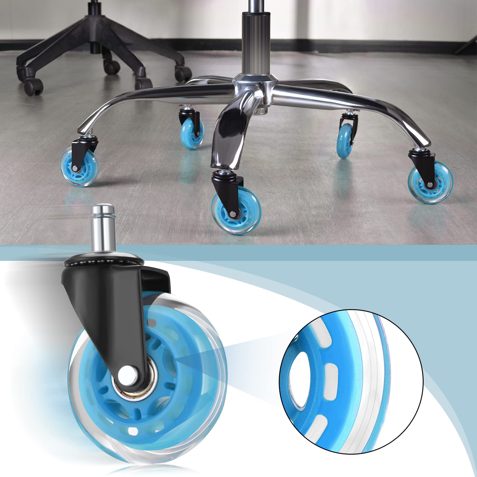 Universal 2 Zoll sphärische Rad möbel Rollen Silent Ball Rollen Bremsen Sofa Küc