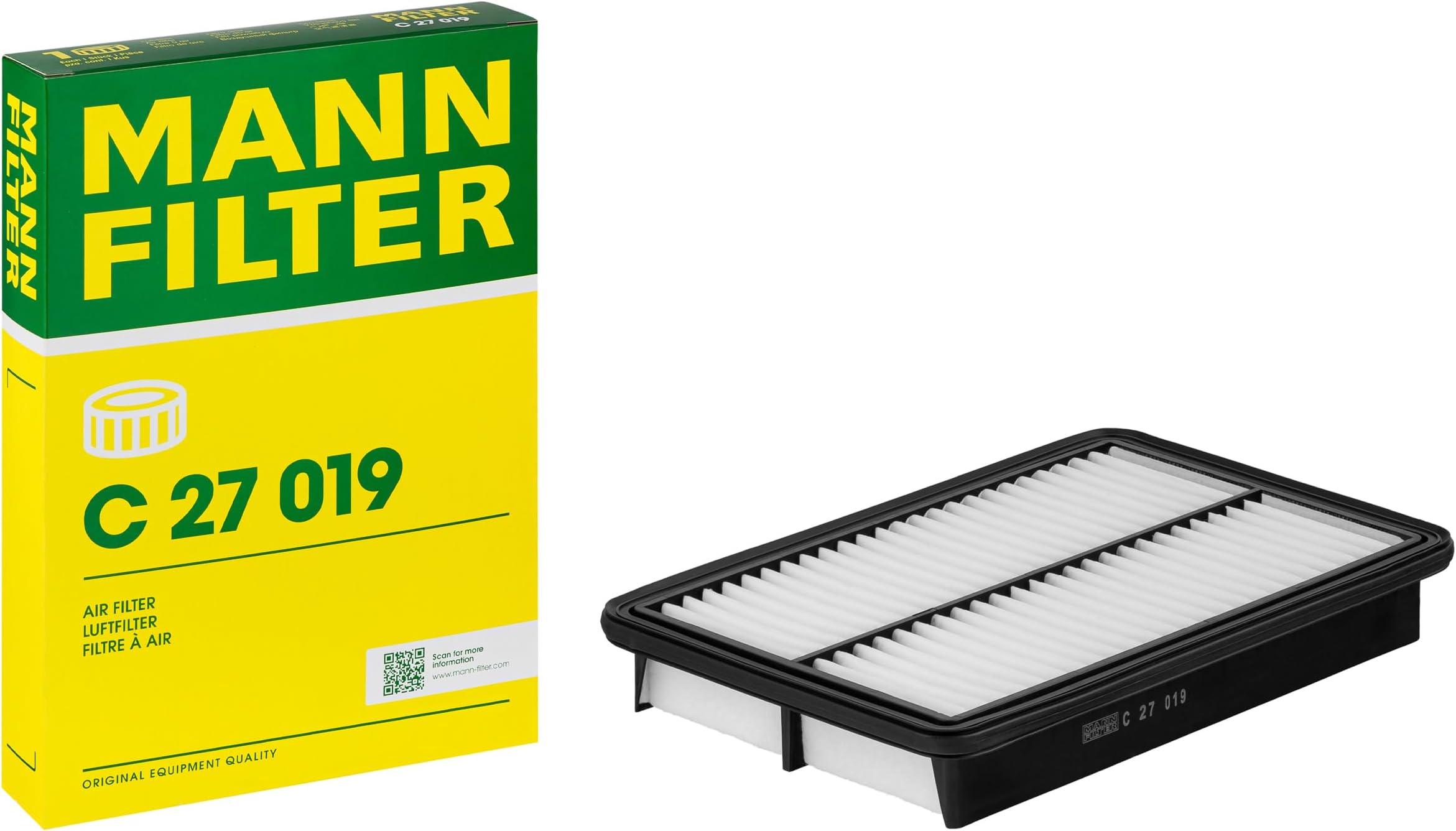 MANN-FILTER C 27 019 Air Filter - for Cars + Transporters
