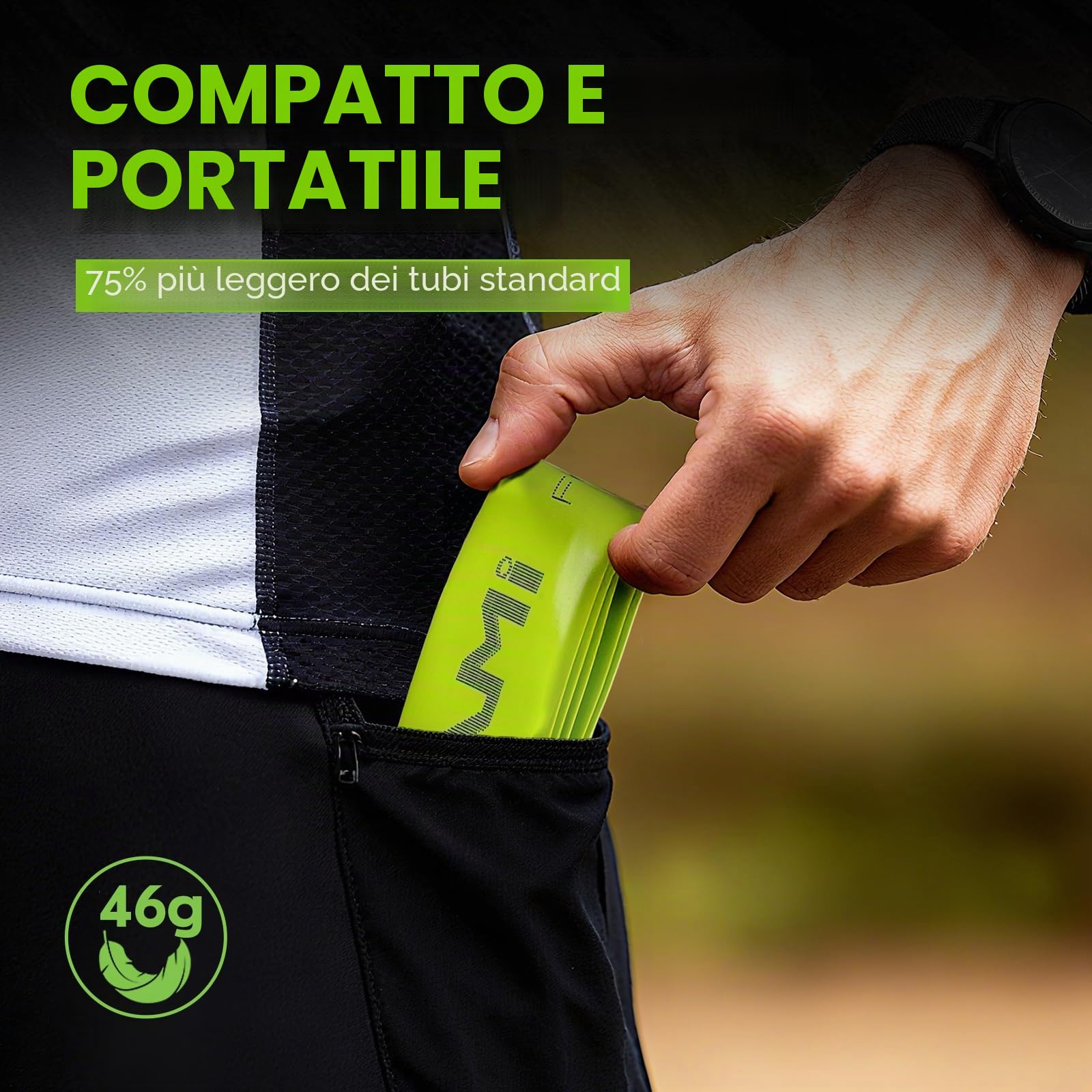 2 tubi in TPU per gravel, ultra leggeri, 46 g, 700 C x 32 – 47 – 622, tubo flessibile per mountain bike, 29 pollici, in TPU Gravel bici da corsa 28 pollici, FV: 65 mm