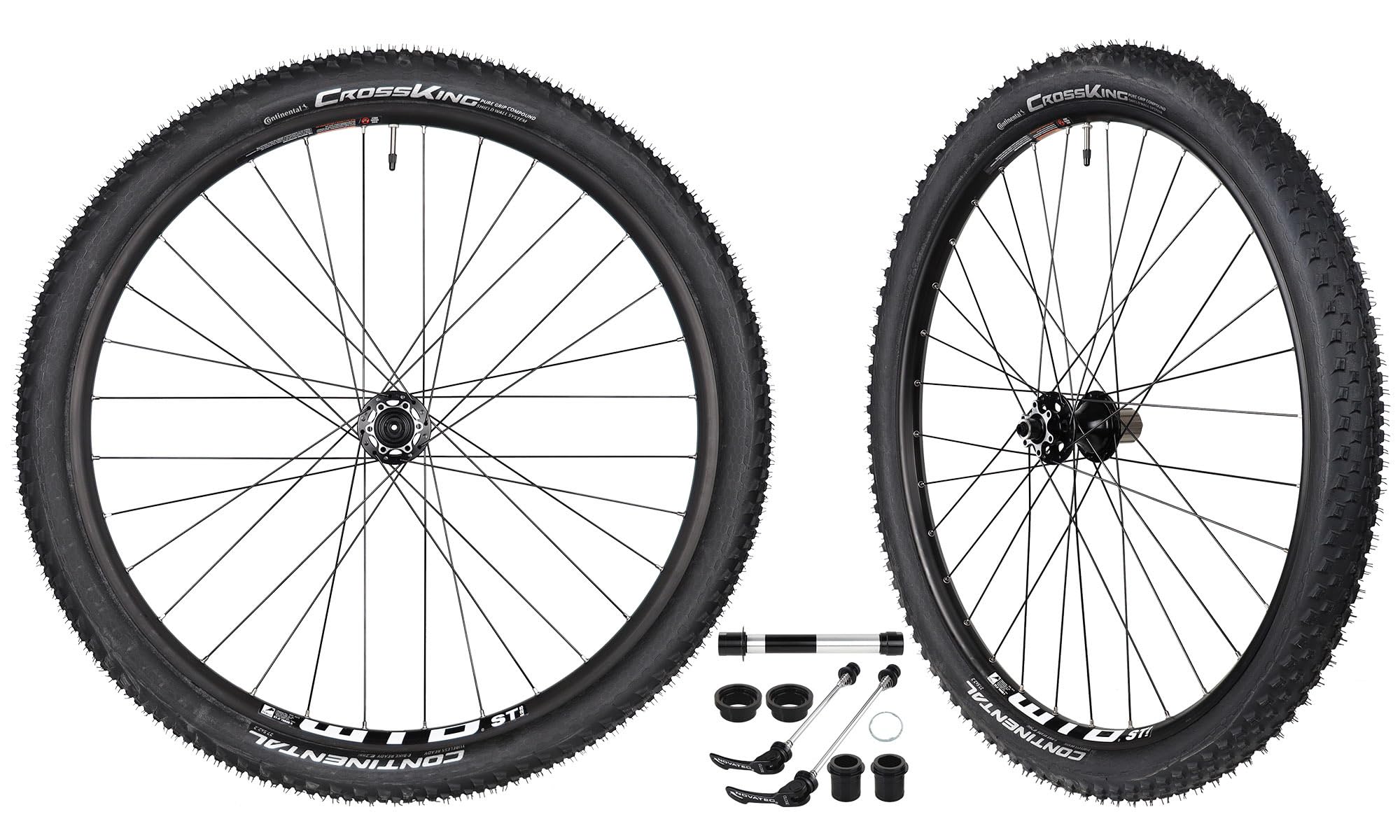 CyclingDeal WTB ST i25 Mountain Bike Bicycle Novatec Hub with Tires Wheelset 11 Speed Tubeless Ready 27.5" - Front: Quick Release, 15x100mm, 20x100mm; Rear:Quick Release, 12x142mm 4 in 1