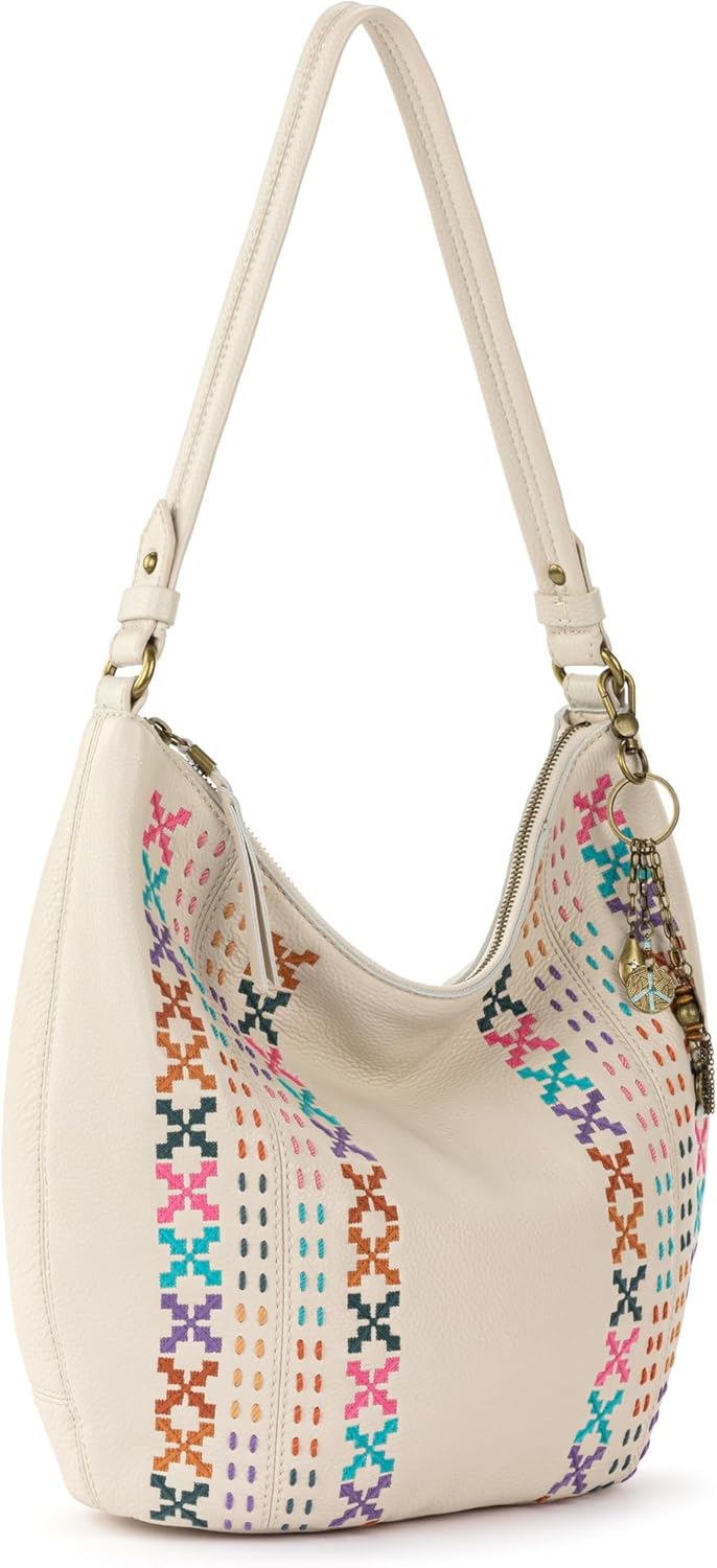 The Sak Sequoia Hobo Bag - Premium Large Leather Women's Handbag for Everyday & Travel - Durable Purse With Zipper Pocket - Image 2