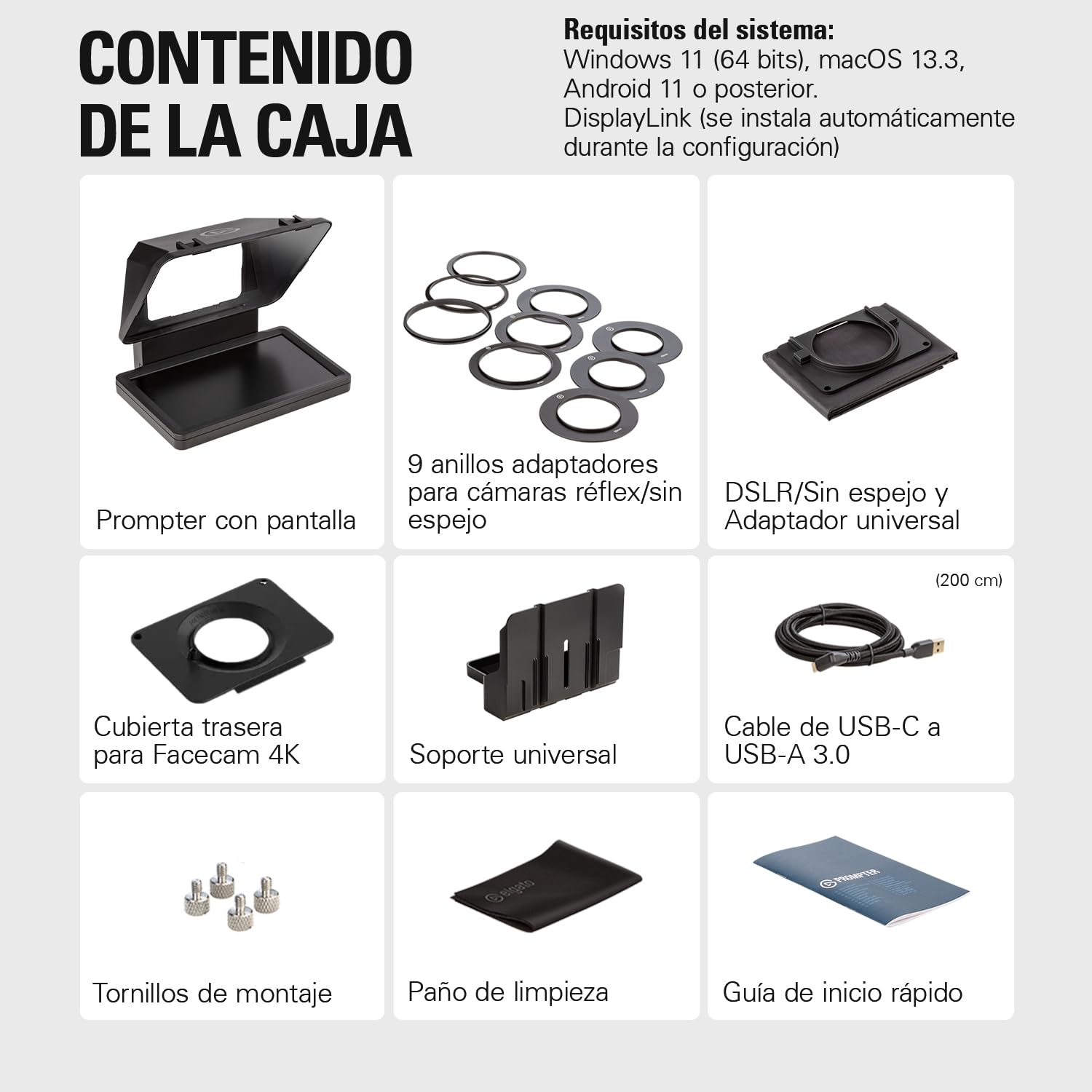 Elgato Prompter, teleprompter con Pantalla
