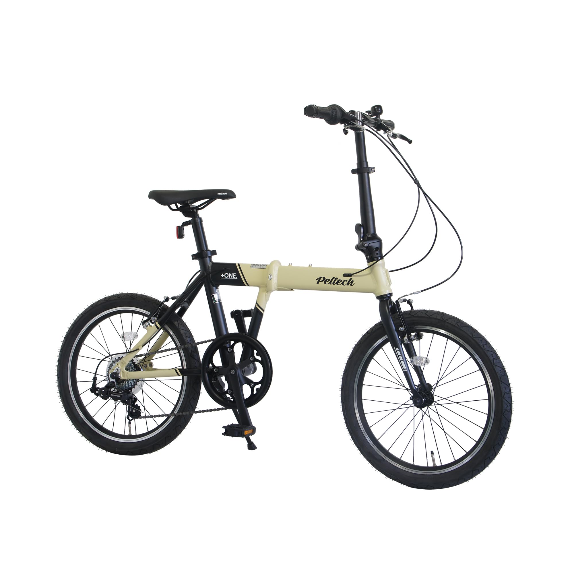Amazon | PELTECH Flip one 軽量アルミ折り畳み自転車 総重量11.8㎏ 20
