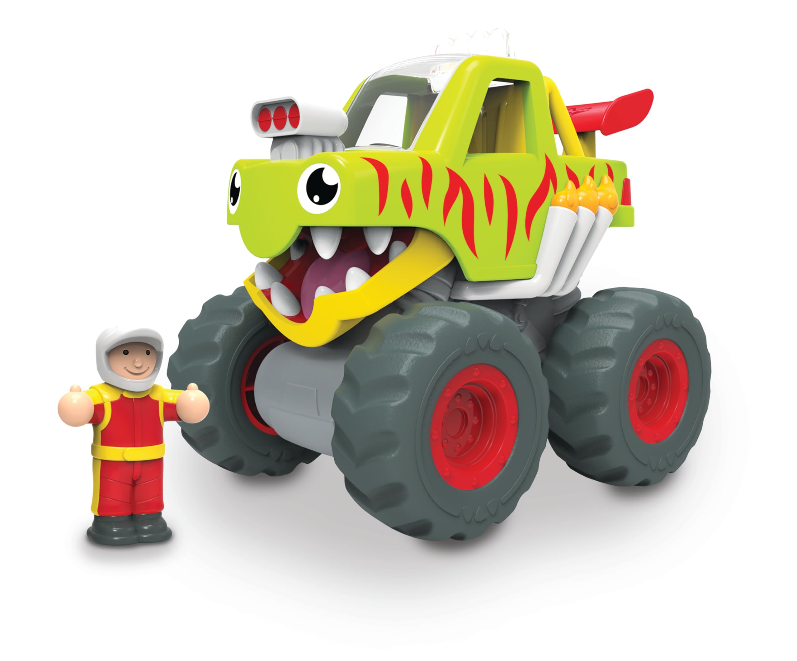WOW Toys Mack Monster Truck,Green/Red/Yellow
