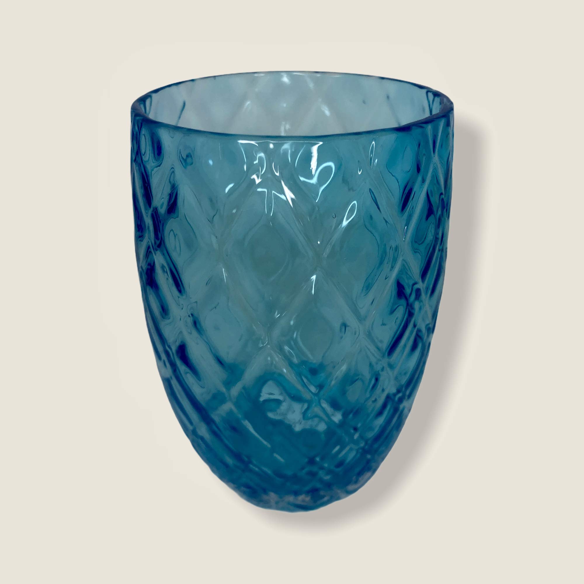 Zafferano - Melting Pot Set mit 6 Gläsern, gemischt Blau/Aquamarin