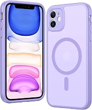 FNTCASE for iPhone 11 Case Clear Compatible with Magsafe Anti Yellowing | Magnetic Phone Cases, Military Grade Drop Protection, Rugged Shockproof Protective, Slim, Transparent Cell Cover