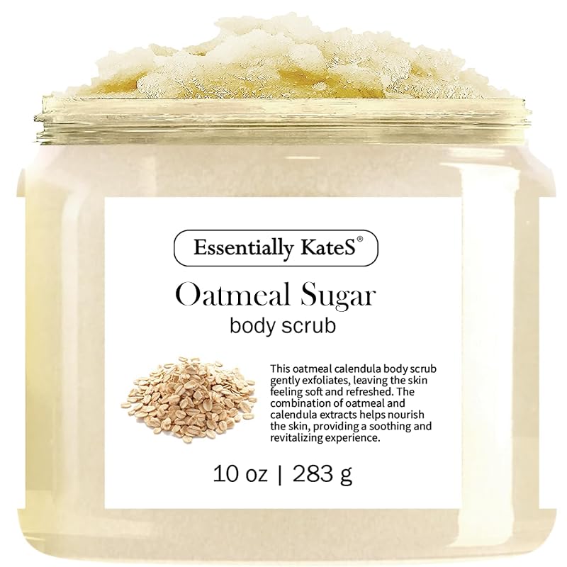 Esfoliante corporal e para os pés com aveia e açúcar Essentially KateS, 283 g