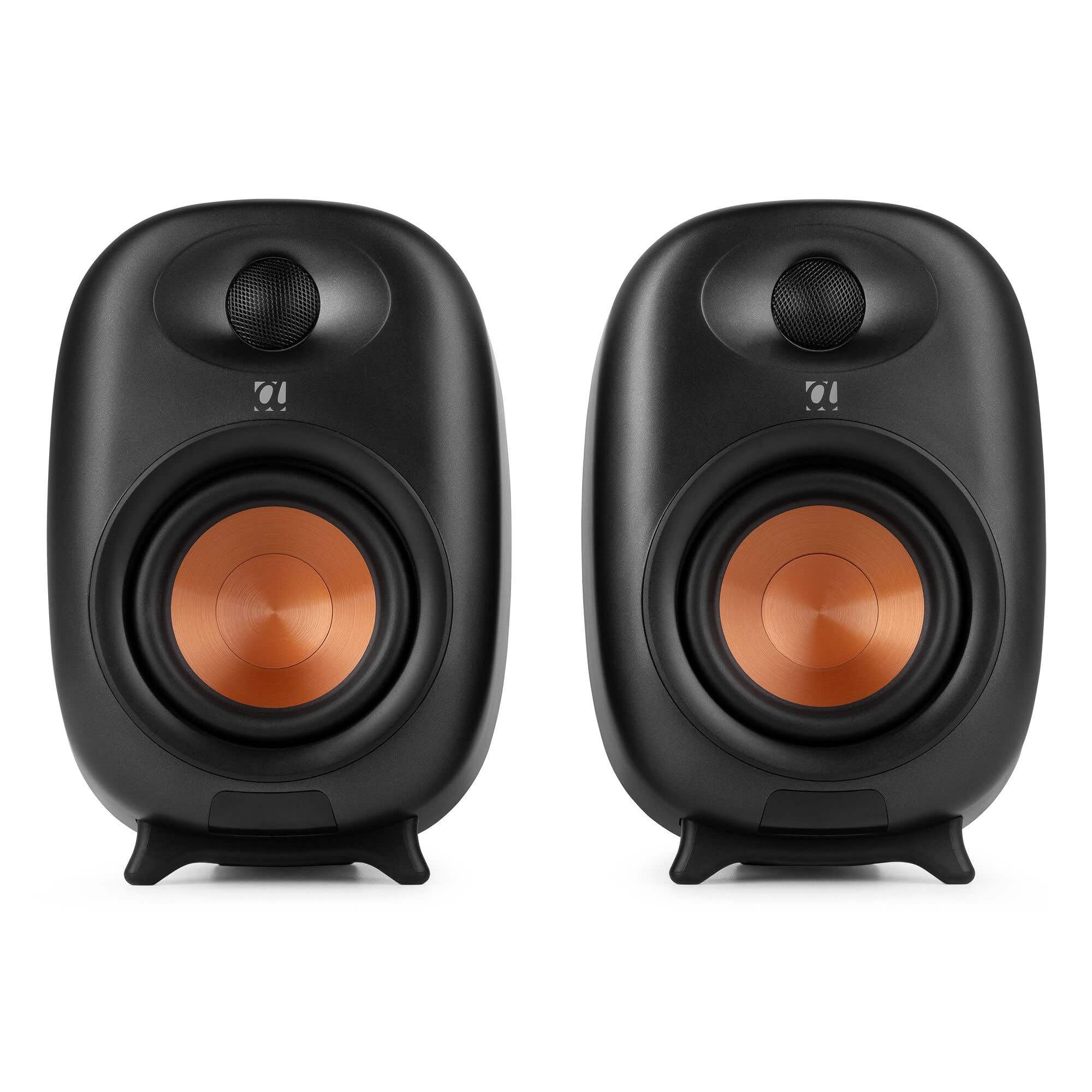 Audizio RS80 Aktiv Regallautsprecher - 160 Watt, 4" Woofer & 1" Tweeter, Bluetooth 5.0, Studio Monitor Lautsprecher, 40Hz-20kHz, PC Speaker, DJ Boxen für Desktop, Aktivboxen, Stereo Speaker