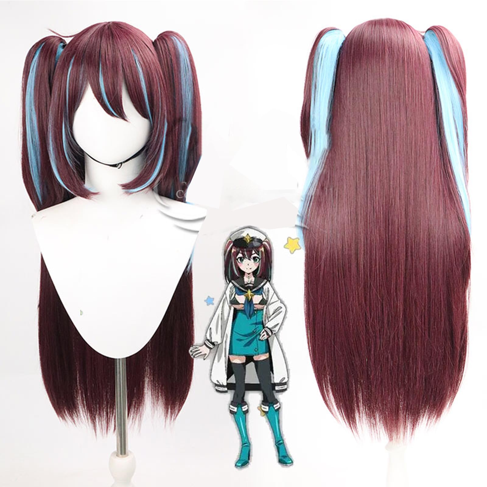 Amazon | [Acosdary] 阿古屋真珠/ロコムジカ コスプレ衣装 ウィッグ