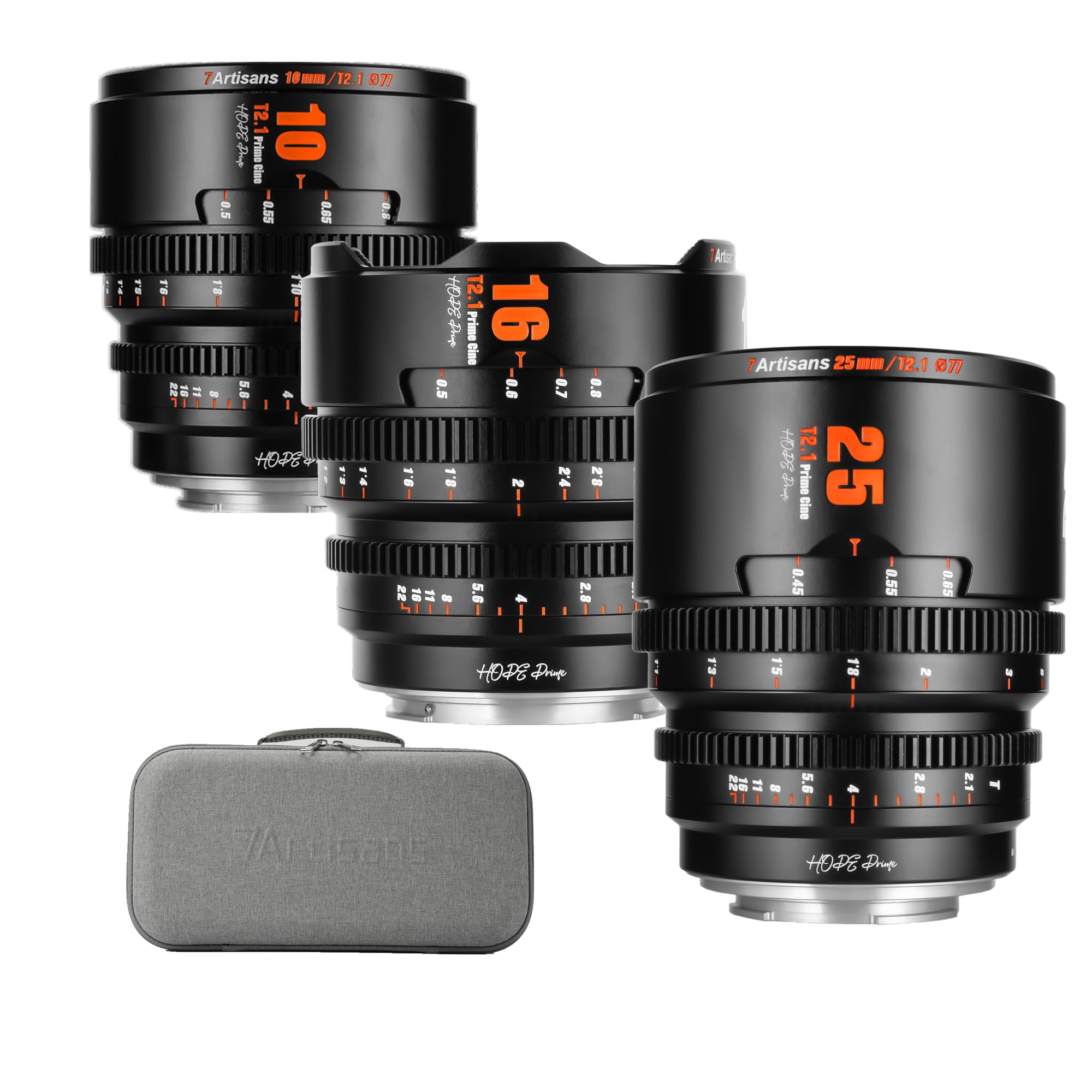 Amazon.co.jp: 7artisans 10mm/16mm/25mm T2.1 シネレンズ ビジョン