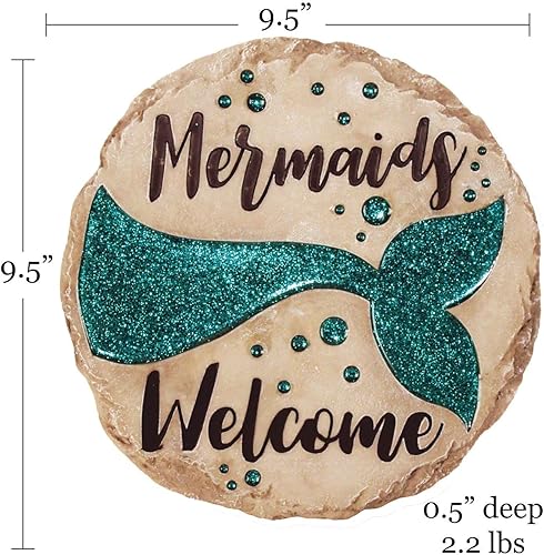 Miniatura 20 de Spoontiques - Decoración de jardín - I'd Rather Be Fishing Stepping Stone - Piedra decorativa para jardín