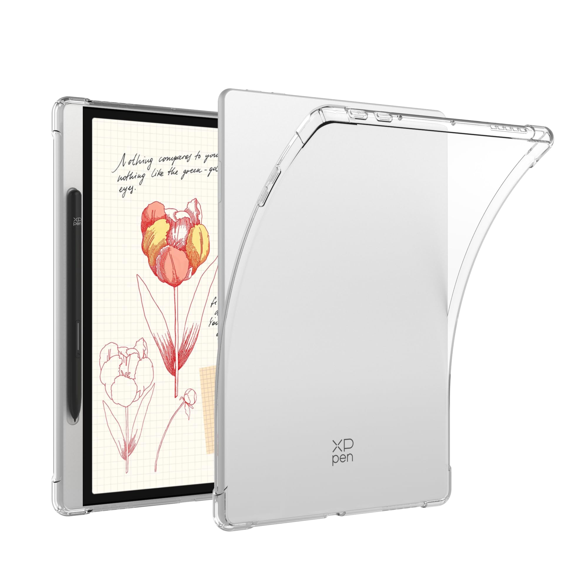 Clear Case for XPPen Magic Note Pad Tablet 10.95" (2025 Released),Ultra-Thin Lightweight,Anti Scratch,TPU Transparent Flexible Soft Back Cove (Clear)