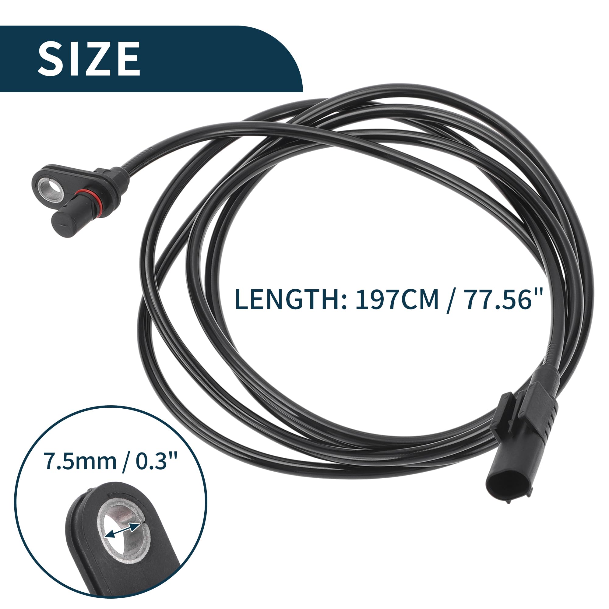 ABS Raddrehzahlsensor Für Mercedes Sprinter 2500 - 2 Stück Hinten Links/Rechts