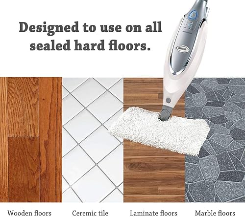 Miniatura 6 de F Flammi Paquete de 2 + 2 almohadillas de microfibra de repuesto para trapeador de vapor Shark S3500 Series S3501 S3601 S3550 S3901 S3801 SE450