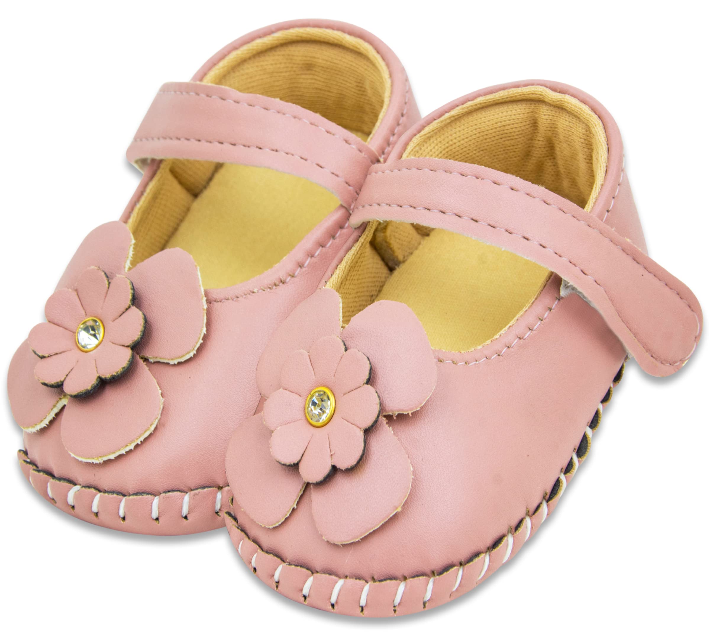 Neska Moda 12 To 18 Months Baby Girls Synthetic Leather/Rexine Floral Belly Sandal (Peach)-BT2115 (B0CH8512G5) Amazon Price History, Amazon Price Tracker