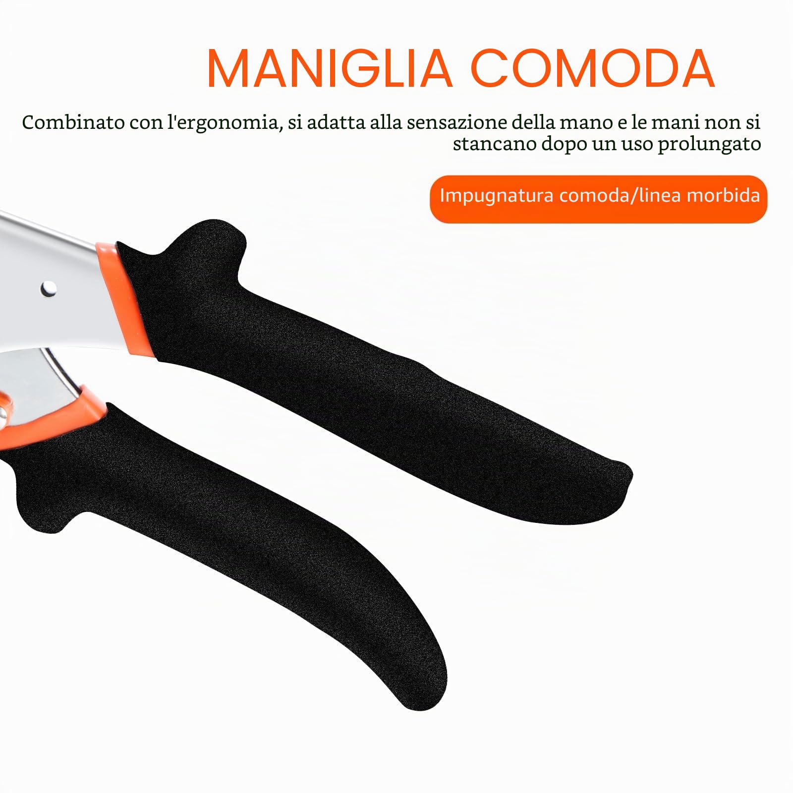 FLORA GUARD Cesoie angolari multi-angolo 45-135°, forbici angolari per legno, plastica, PVC, 10 lame di ricambio