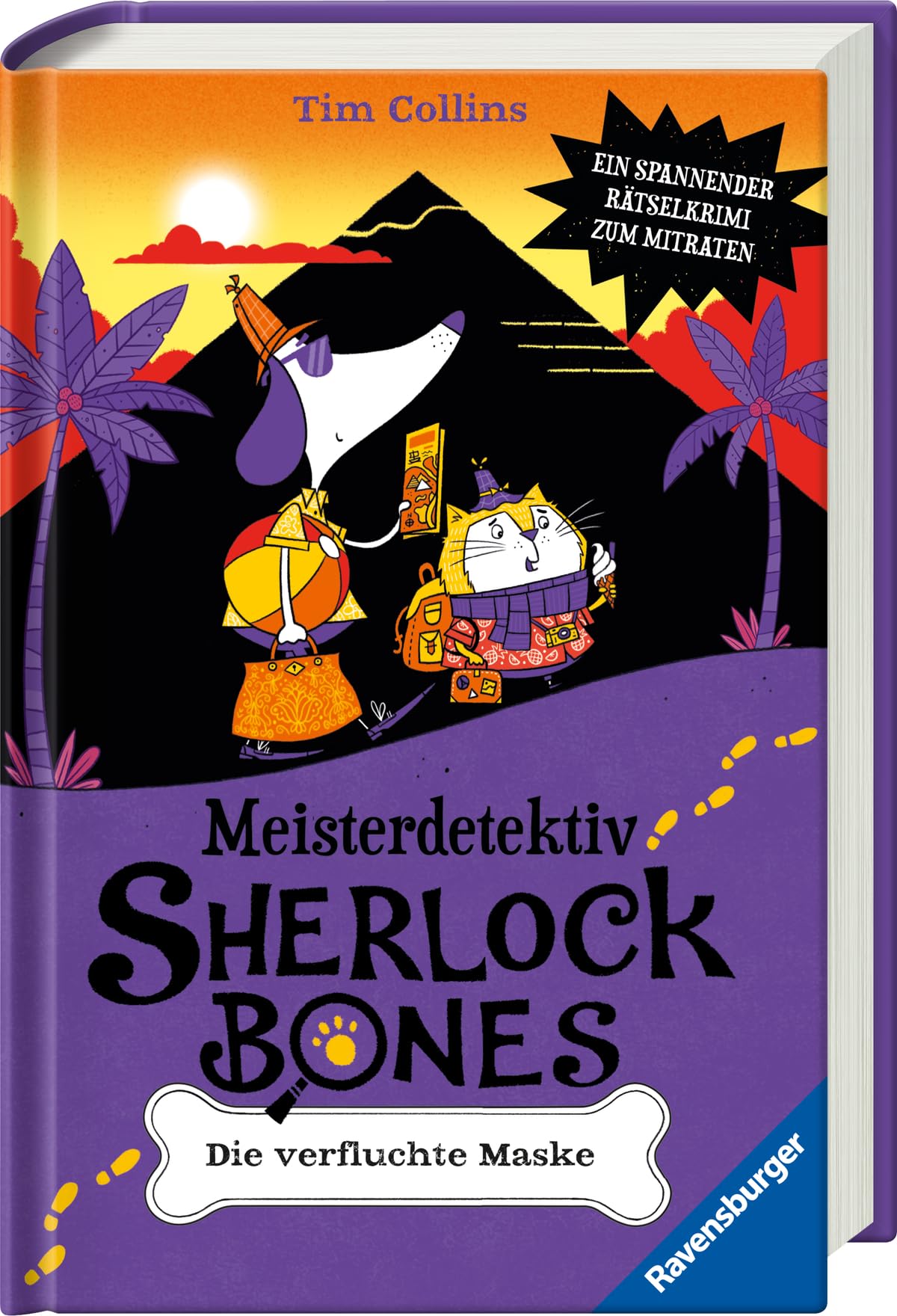 Meisterdetektiv Sherlock Bones. Ein spannender Rätselkrimi zum Mitraten, Band 2: Die verfluchte Maske