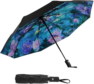 SY COMPACT Travel Umbrella Windproof Automatic Unbreakable UV Protection