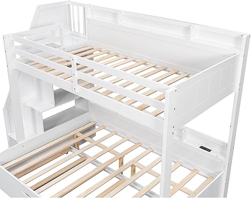 Miniatura 169 de Versatility - Litera individual sobre individual con escritorio y armario integrados, cama alta de madera maciza y plataforma independiente con