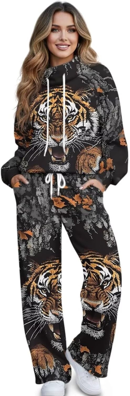Women's Tracksuits Sets, Workout Long Sleeve Top & Bottom Sets Leisure Clothes Sweatsuits Fall Fashion Clothes