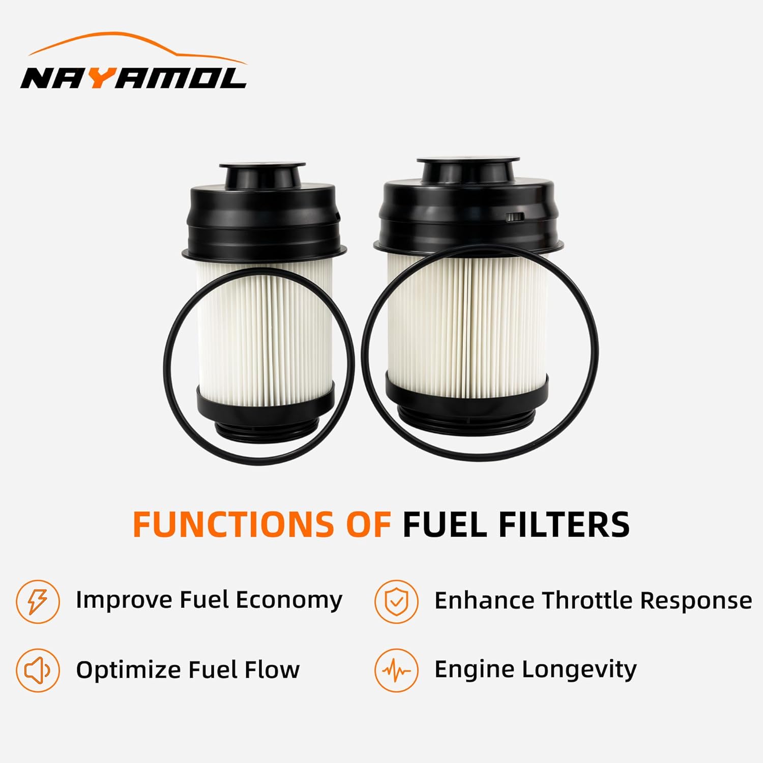 68677800AA Fuel Filter Water Separator Kit Compatible with 2025 2026 Ram 2500 3500 4500 5500 6.7 Cummins Diesel Engines