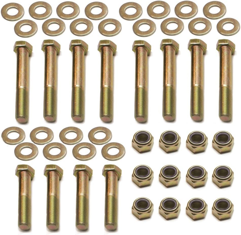 Track Bar and Lower Control Arm Bolt Upgrade Kit for Jeep Wrangler JK + Extra M14 Bolt