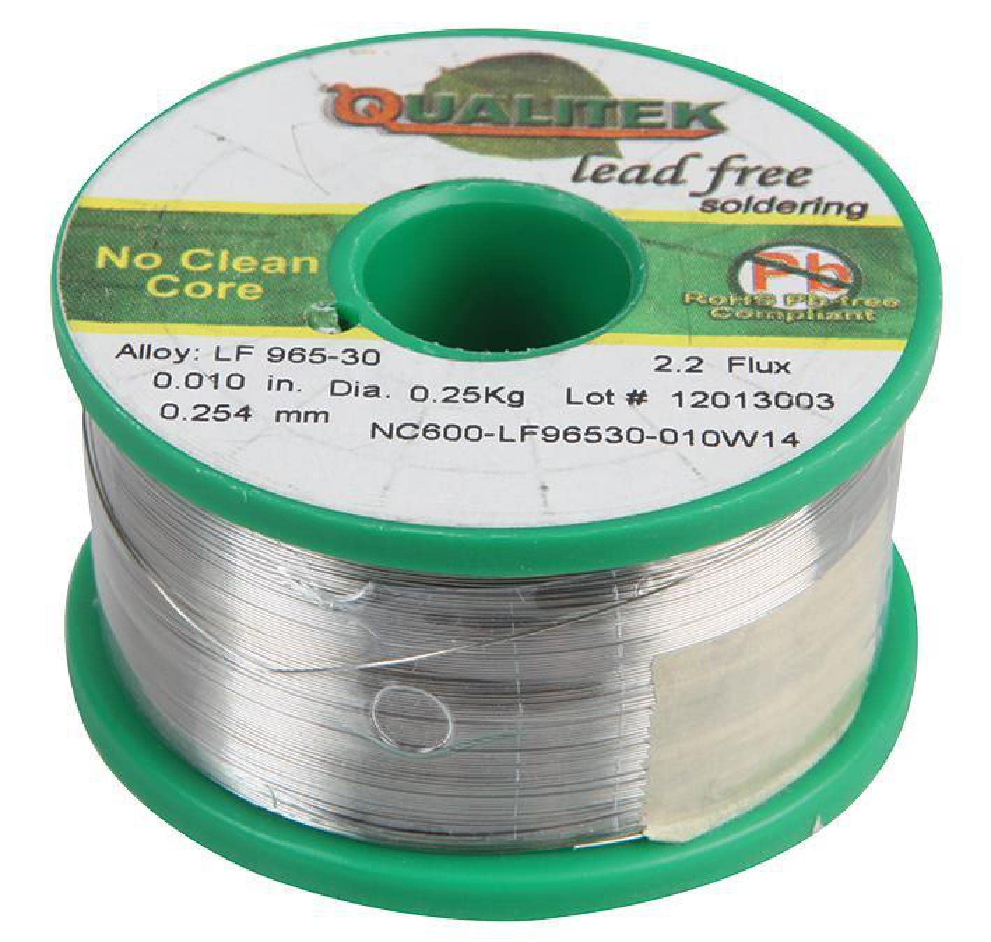 Rdzeniowy drut lutowniczy bezołowiowy, nieczysty, 0,25 mm, 250 g