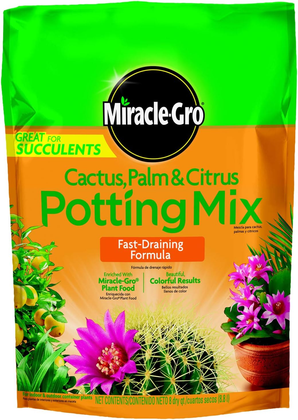 Miracle-Gro Cactus, Palm & Citrus Potting Mix, 8 qt.