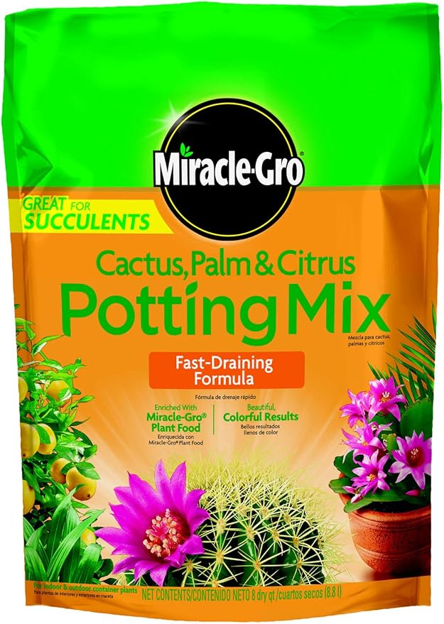 MiracleGro Cactus, Palm & Citrus Potting Mix, 8 qt