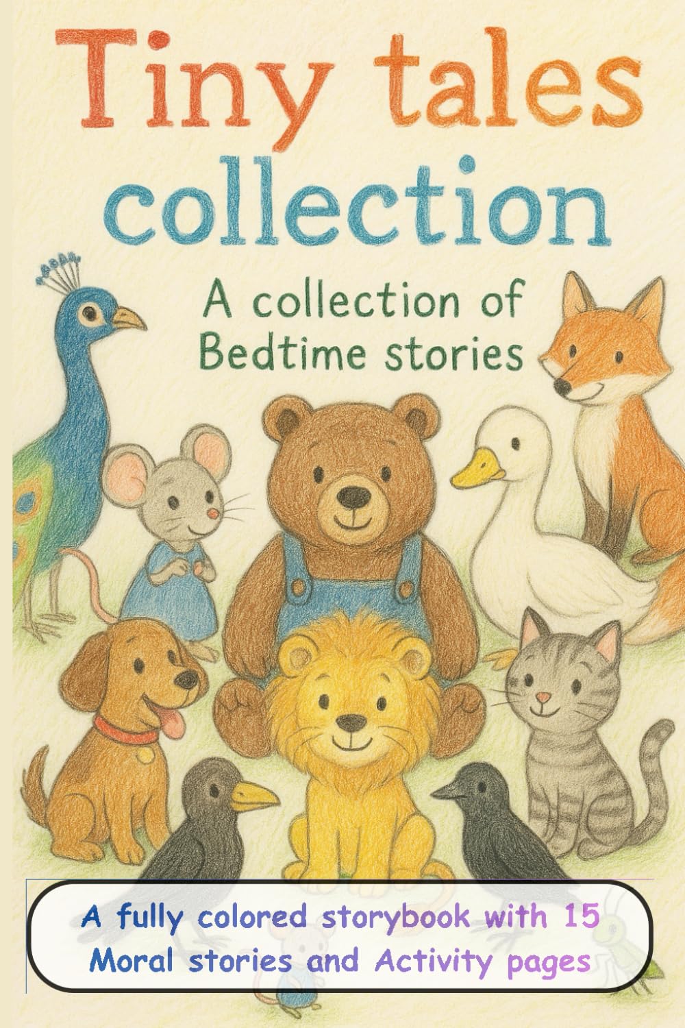 Tiny Tales Collection - A collection of Bedtime Stories. 15 Moral Stories with Activity Pages.: 15 Heartwarming Moral Stories + Fun Activity Pages | 107 Pages of Imagination and Kindness